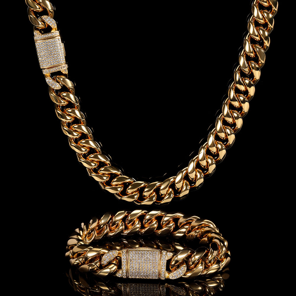 12mm 마이애미 망 쿠바 링크 체인 목걸이 전체 아이 - Cuban Link Chain 12Mm 리뷰 및 가격