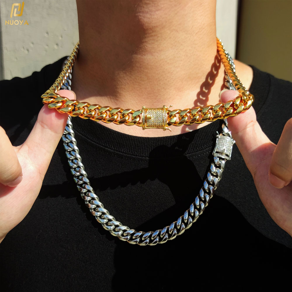 6-12mm 힙합 쿠반 체인 아이스드 클래스프 스테인리 - Cuban Link Chain 12Mm 리뷰 및 가격
