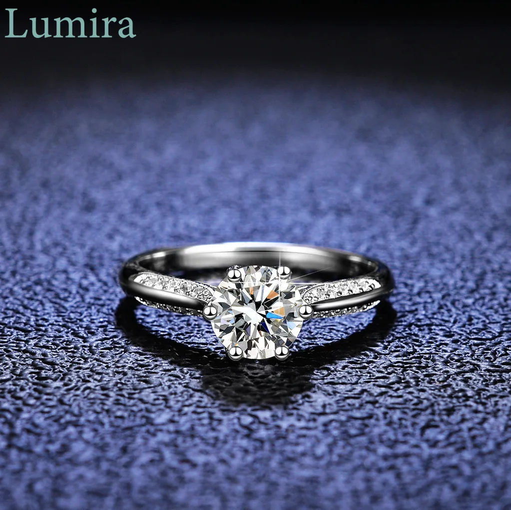 루미라 1캐럿 모이사나이트 약혼 반지, 플래티넘 PT9 - Moissanite Engagement Ring 1 Carat 리뷰 및 가격