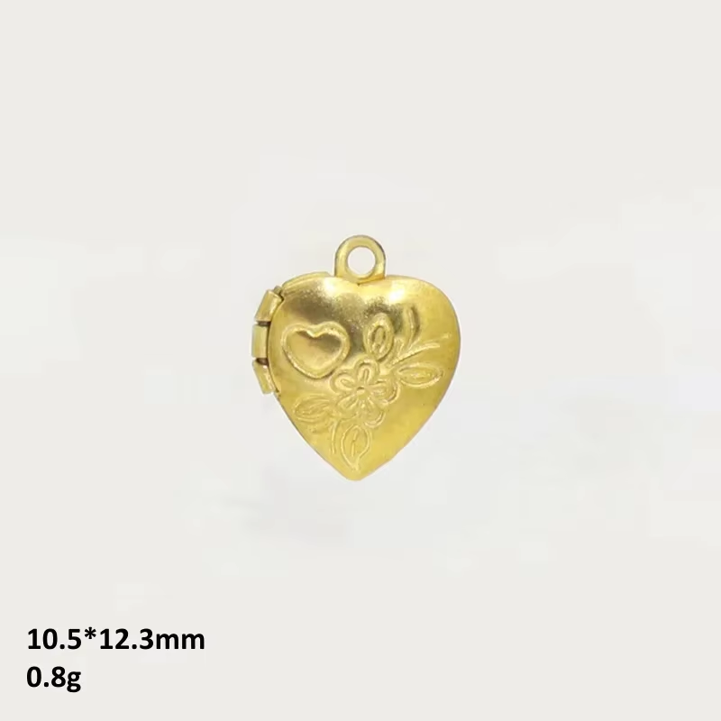 BoYuTe (50 개/몫) 금속 황동 하트 모양의 사 - Heart Locket Necklace Photo 리뷰 및 가격