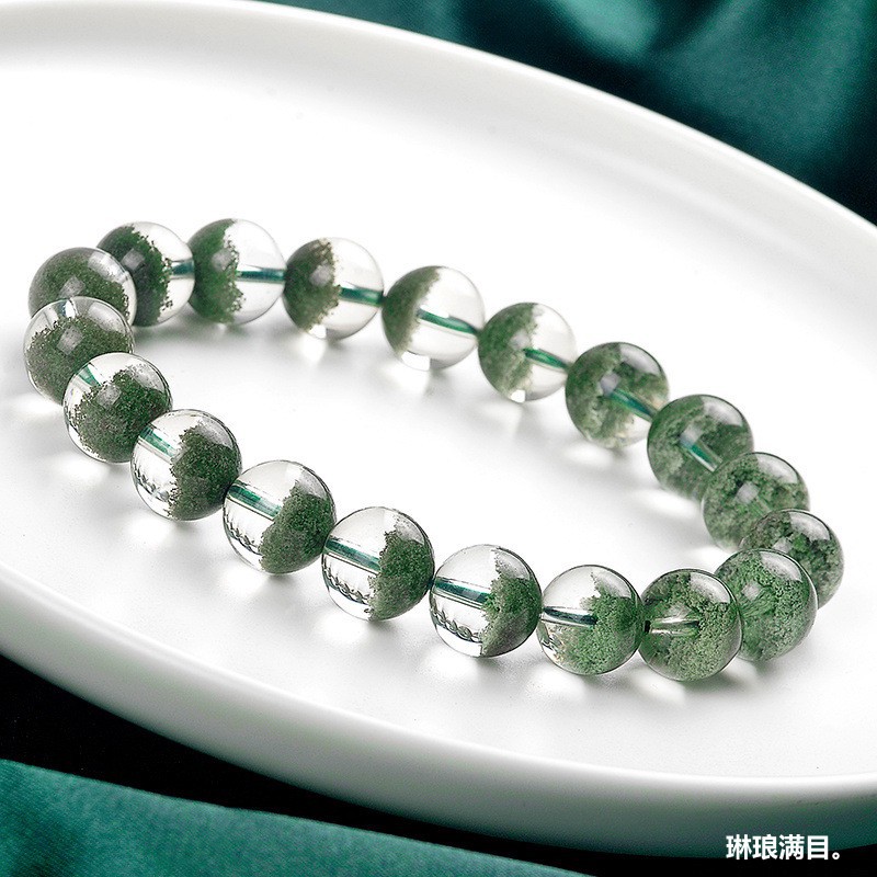 녹색 팬텀 크리스탈, 자연 그대로의 아름다움을 담은 진 - Bracelets 리뷰 및 가격