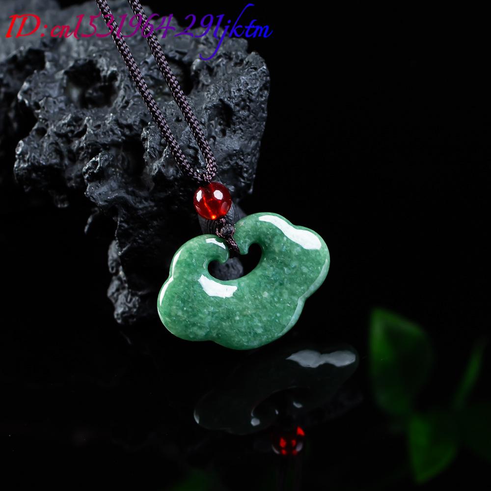 천연 미얀마 비취 루이 펜던트 목걸이 패션 조각 부적  - Necklaces 리뷰 및 가격